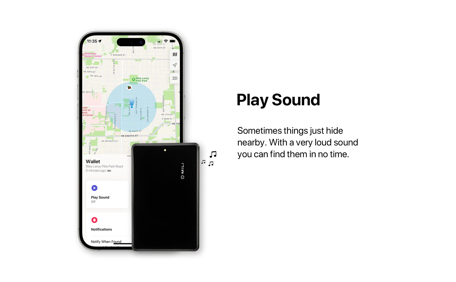 MiCard - Wireless Rechargeable Locator Card - ifyndyou