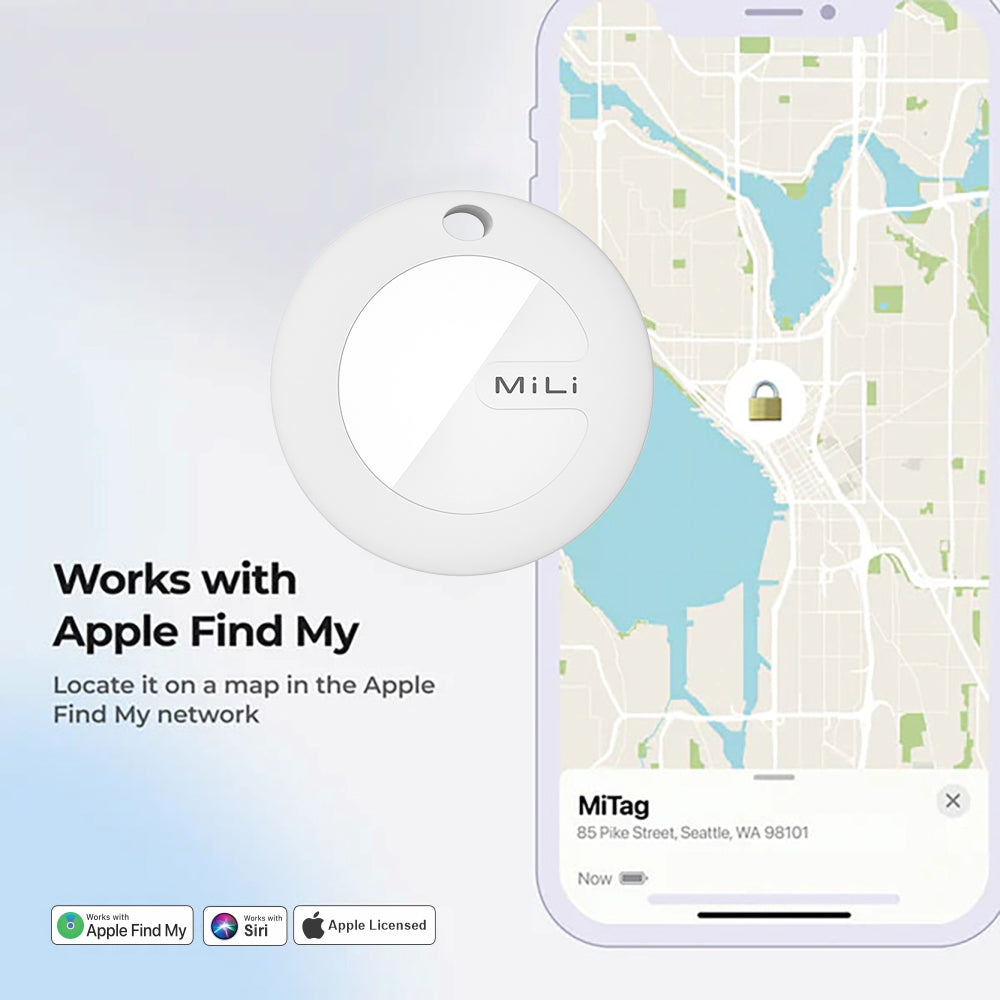 MiTag – Apple iOS Smart Tracker with Siri & 120dB Alarm - ifyndyou