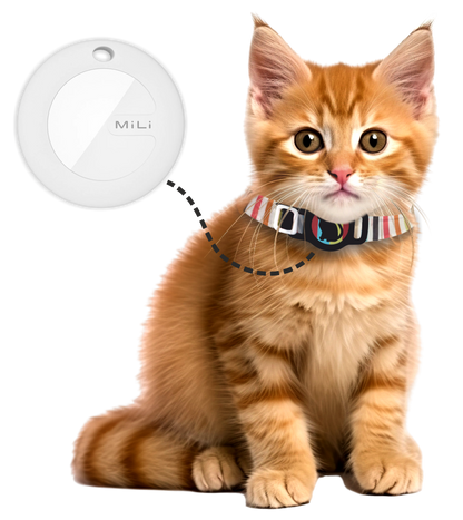 MiTag with Collar (Cats)- Pet Anti-Loss Device