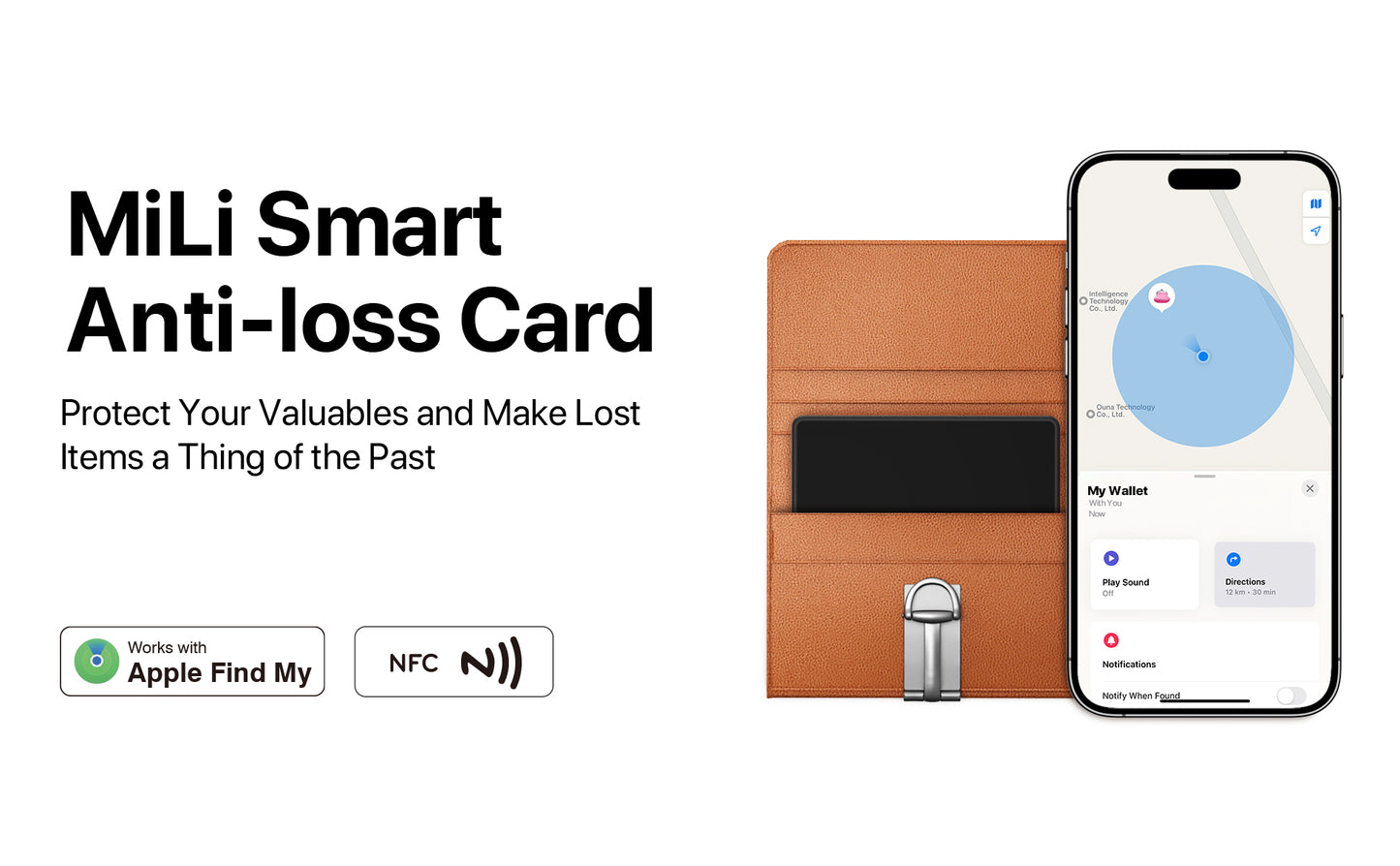 iFynd MiLi -MiCard Wallet Anti-Loss Card