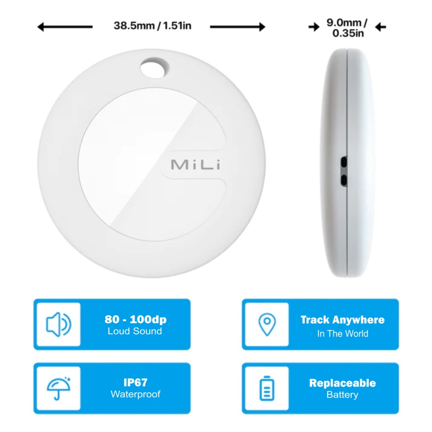 MiTag with Collar (Cats)- Pet Anti-Loss Device