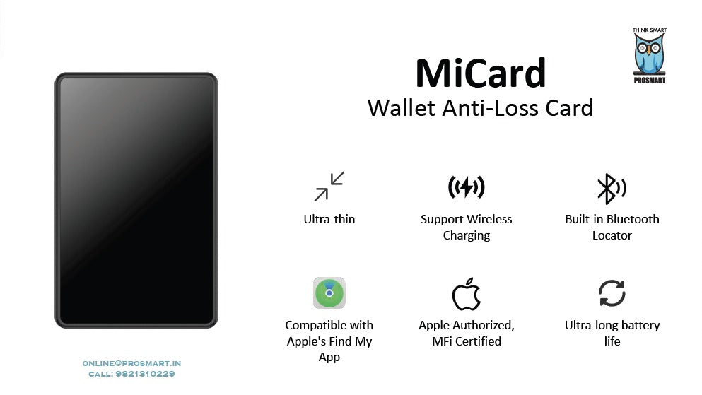 iFynd MiLi -MiCard Wallet Anti-Loss Card - ifyndyou